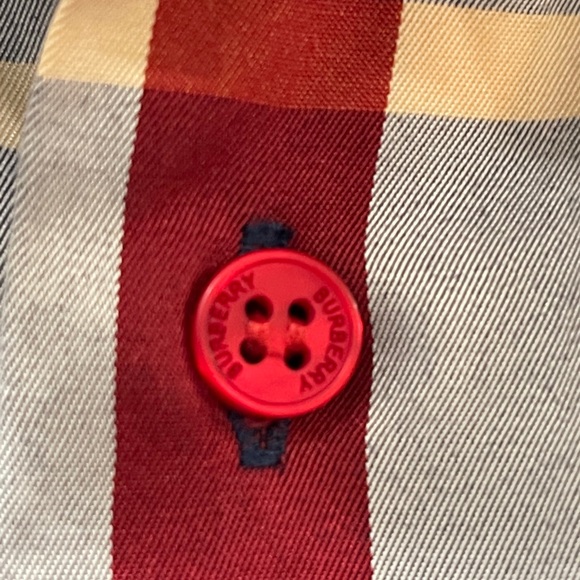 Burberry London Men’s long sleeve plaid shirt - Picture 4 of 5